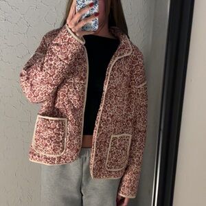 Red and Pink patterned jacket